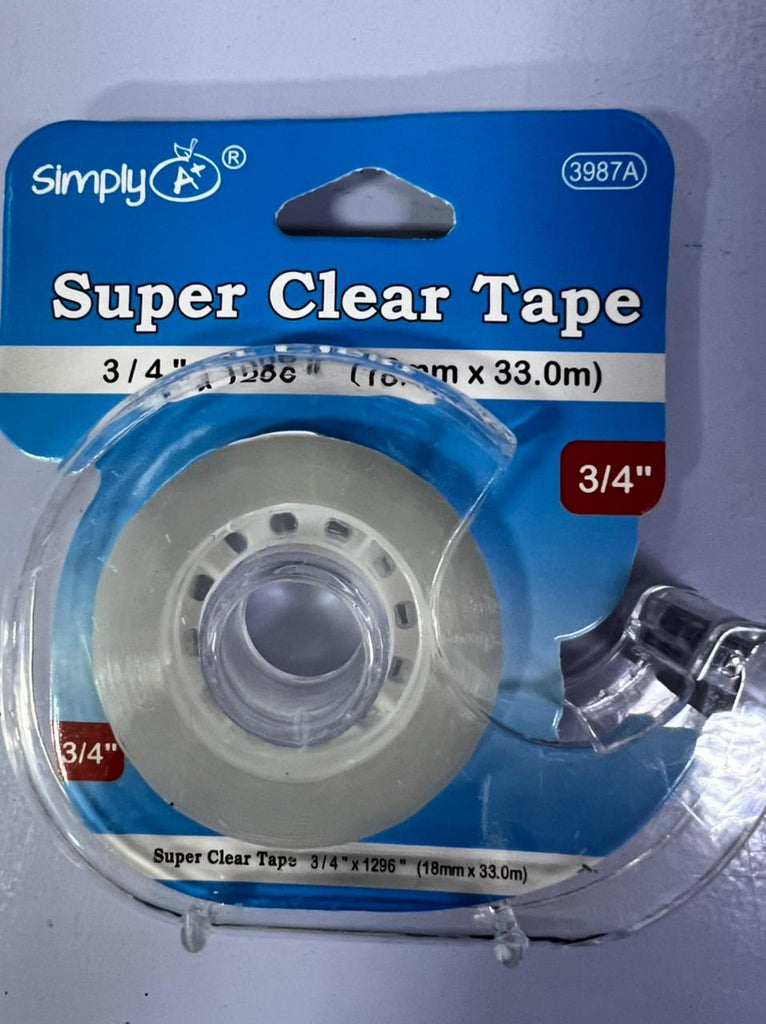 Super Clear Tape 3/4"