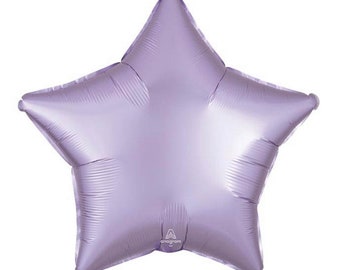 Star Lavender Foil Balloon 18"