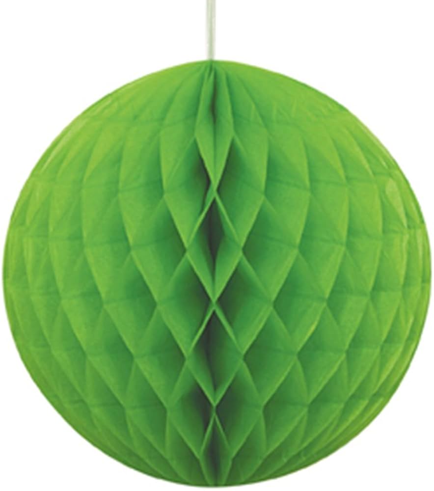 Honeycomb Balls Lime Green 8" 1pcs