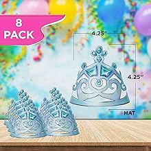 The Little Mermaid Party Hats 8pcs