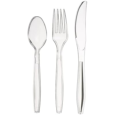 Cutlery Clear 18pcs