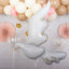 Dove in White Foil Balloon
