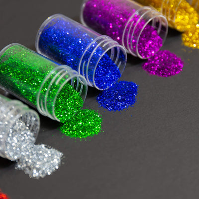 Glitter Shake Primary Colors 4pcs