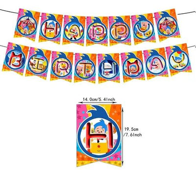 Banderin Plim Plim "Happy Birthday" (x1u)