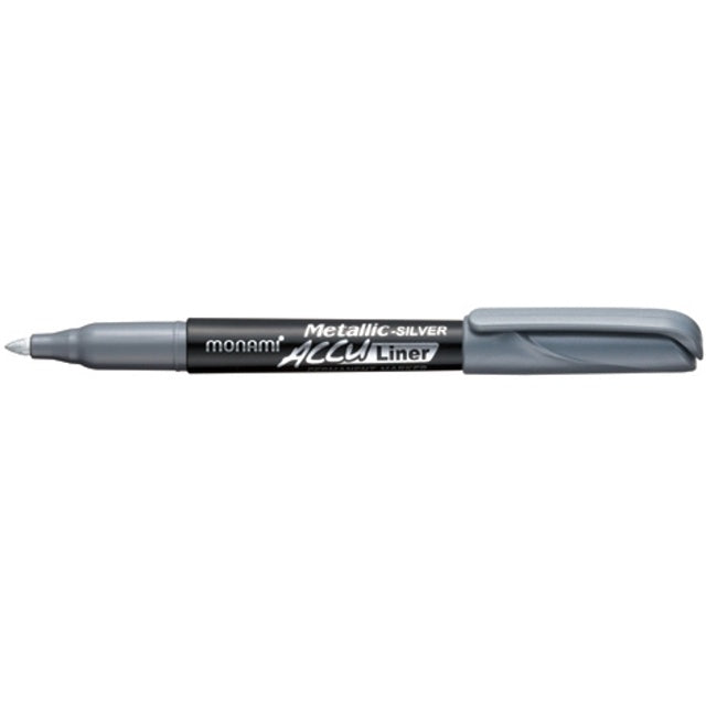 Simply A+ Metallic Permanent Marker Silver/Gold 2pcs