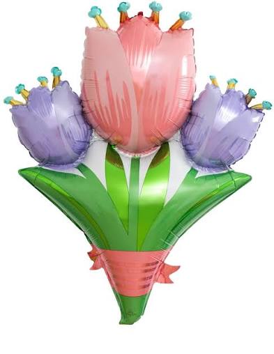 Spring Cheer Tulips Supershape Balloon