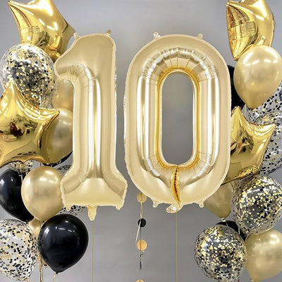 Supershape Foil Balloon #0 White Gold