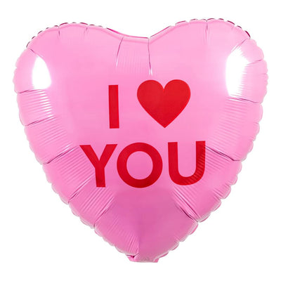 I Love You Candy Heart Foil Balloon 18"