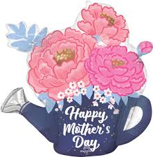 Peony Garden Satin Happy Mother Day Supershape Balloon