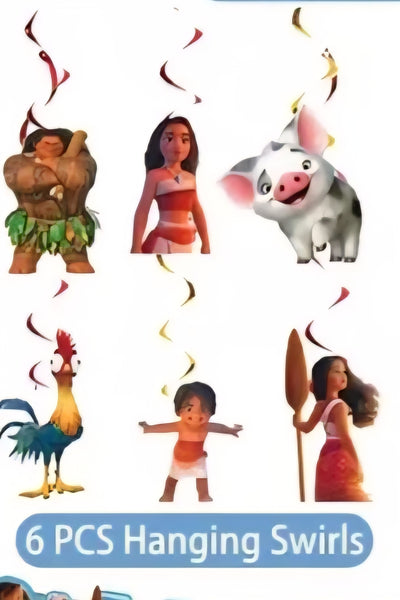 Moana Birthday Decoration - Swirl (x1u)