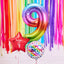 Supershape Foil Balloon #9 Rainbow