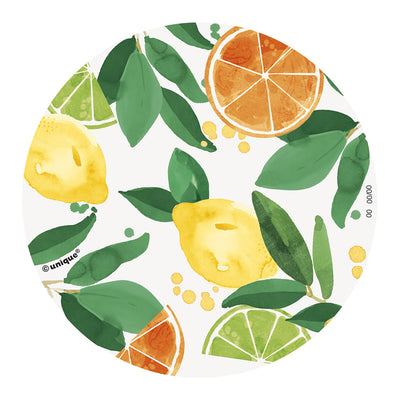 Summer Citrus Paper  Coasters 8pcs