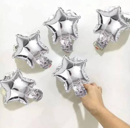 Mini Estrella Gemar 5 puntas Foil Balloon 1pcs