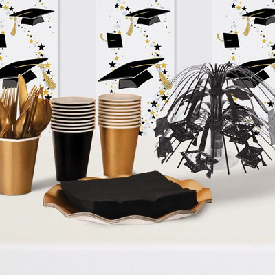 Grad Mini Cascade Centerpiece  Black