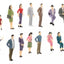 Personas para maquetas 1pcs