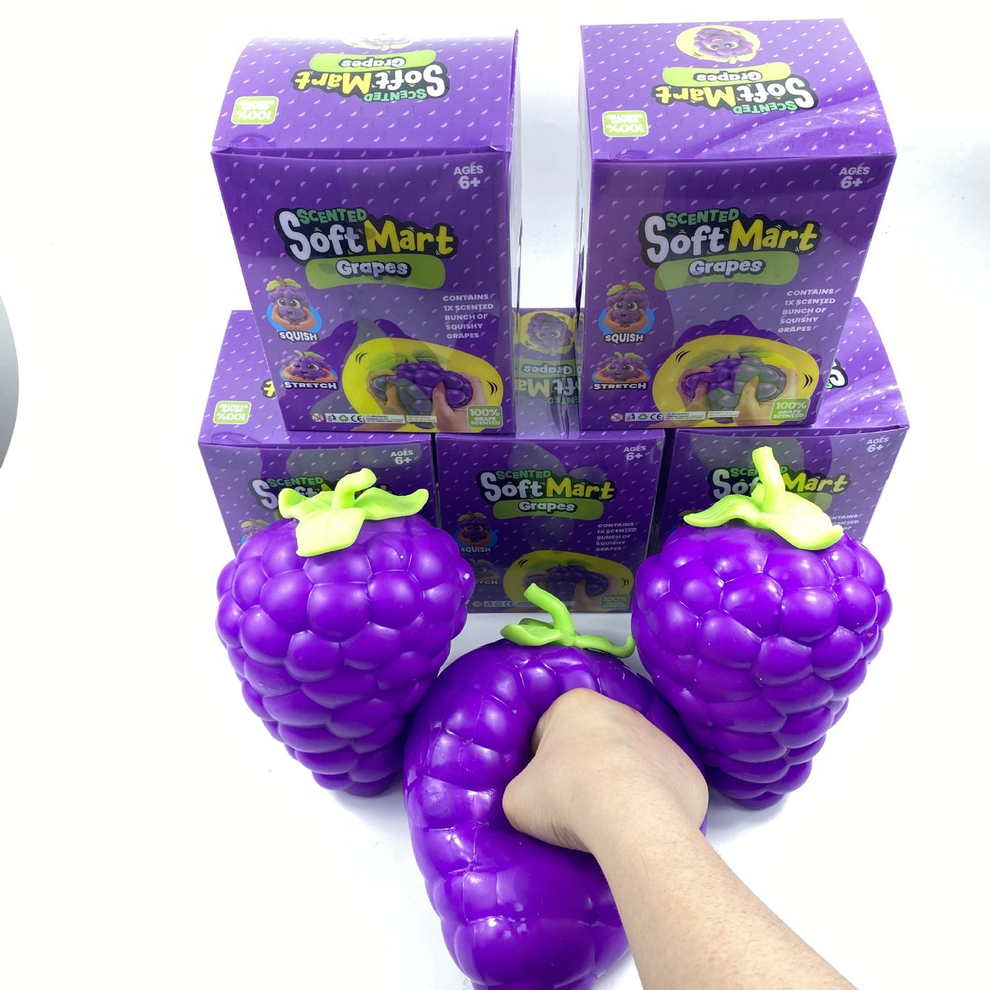 Scented Soft Mart Grapes Jumbo Squishy