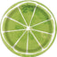 Summer Citrus Lime Plate 7"