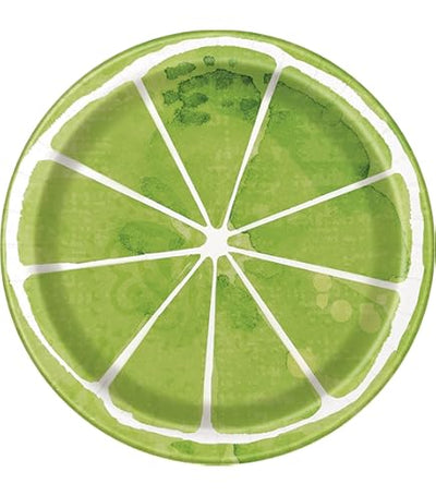 Summer Citrus Lime Plate 7"