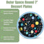 Outer Space Plates 7" 8pcs