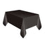 Plastic Rectangle Tablecover Black (x1u)
