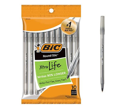 Ballpoint Pens Black 10pcs