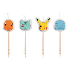 Pokémon Pick Candles 4pcs