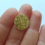 Glitter & Foil Circle Confetti Gold