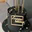 Birthday Candle Large Gold/Silver (x6u)