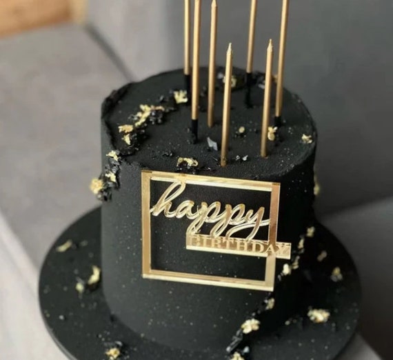 Birthday Candle Large Gold/Silver (x6u)