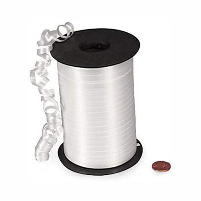 Babaloon Ribbon Curly White 500 Yards
