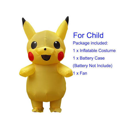 Pikachu Inflatable Costume Standard