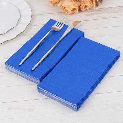 Royal Blue Paper Dinner Napkins 20pcs