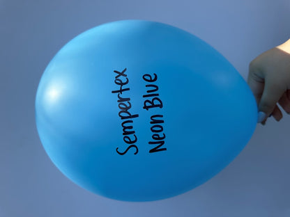Sempertex 5" Neón Azul 100ct