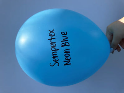 Sempertex 5" Neón Azul 100ct