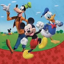 Mickey Mouse Club House Luncheon Napkins