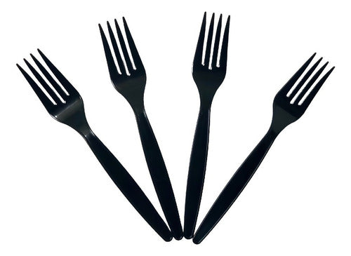 Tenedores Negros 24pcs