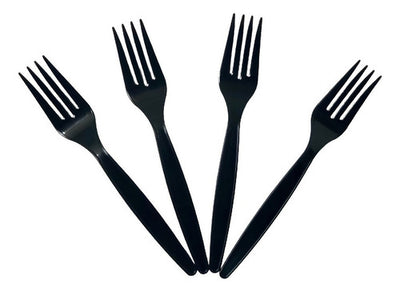 Tenedores Negros 24pcs