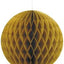 Honeycomb Balls Gold 8"