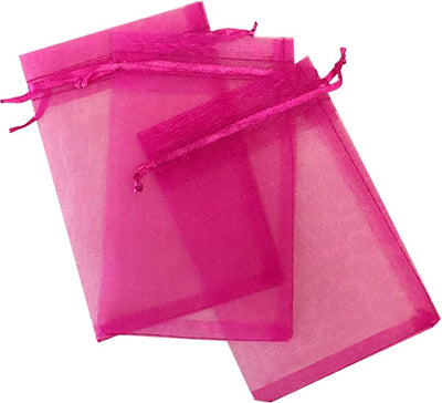 Organza Fuschia 4"x5" 10pcs