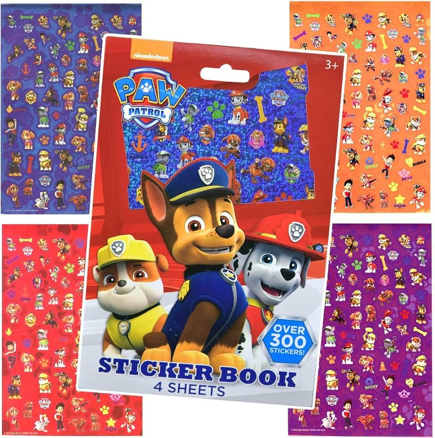 Paw Patrol Sticker Book 4sheets
