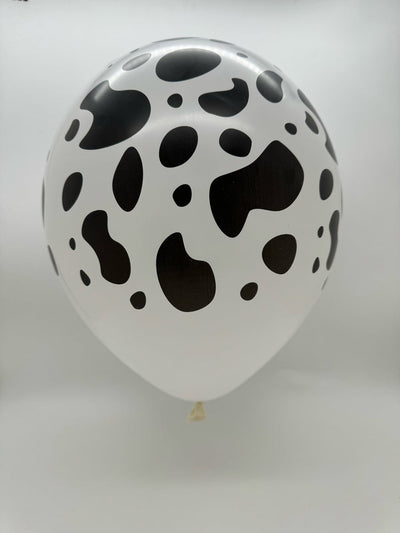 Cow Print Latex Balloons 12" Decomex 25pcs