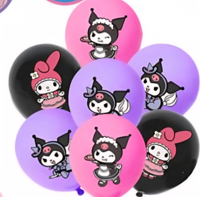 Kuromi Birthday Decoration - Globos Latex (x1u)