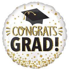 Congrats Grad Foil Balloon 18"