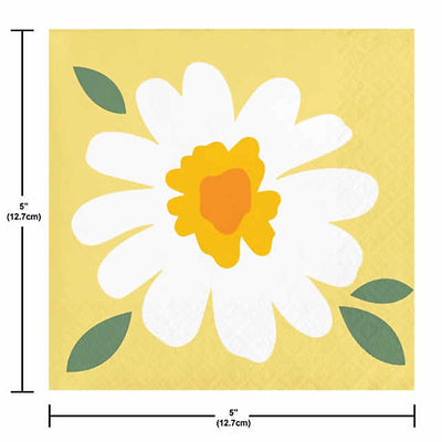 Sweet Daisy Napkins (x16u)