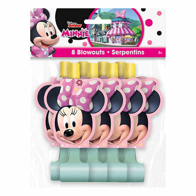 Minnie Mouse Blowouts 8pcs