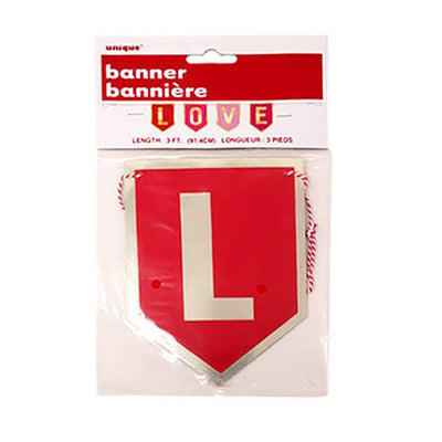 Love Pennant Banner 3FT