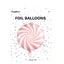 Candy Christmas Foil Balloon