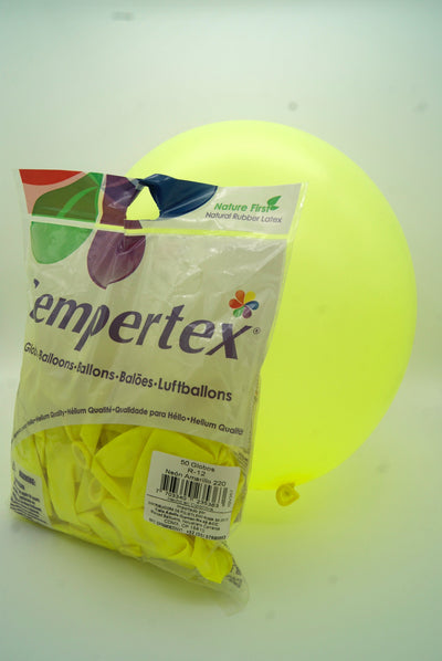 Sempertex 12" Neón Amarillo 100ct