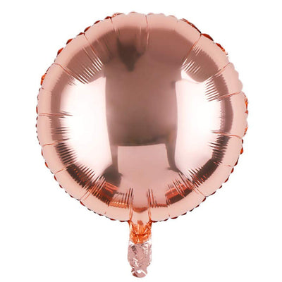 Round Rose Gold Foil Balloon 18"