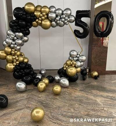 Kalisan Balloons 18” Standard Black (x3u)